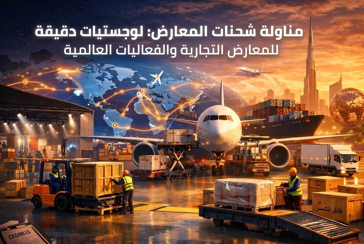 إدارة شحنات المعارض: حلول لوجستية دقيقة للمعارض والفعاليات الدولية cover image