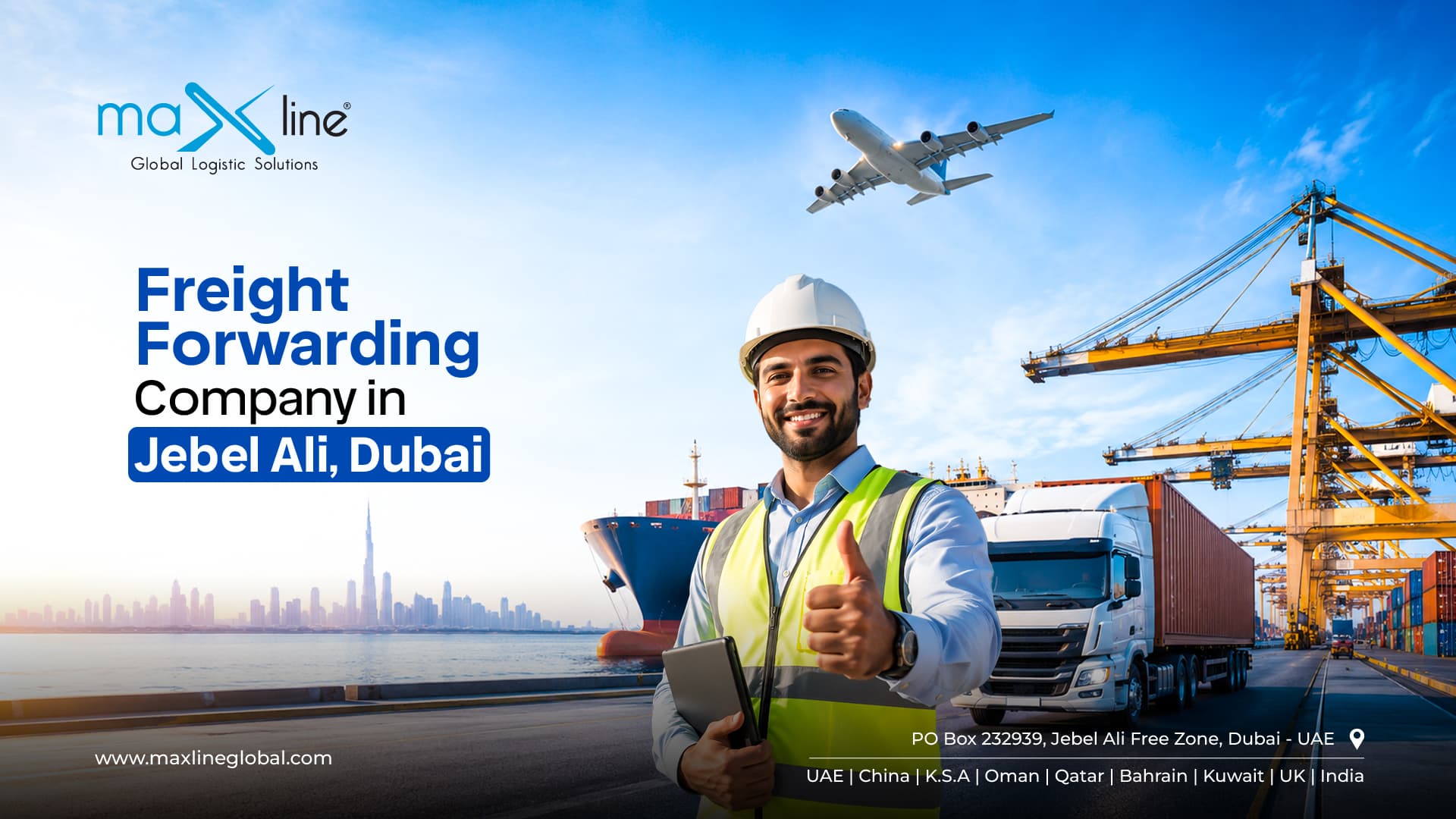 Freight Forwarding in Jabel Ali Dubai | Sea, Air & Land Logistics Solutions cover image
